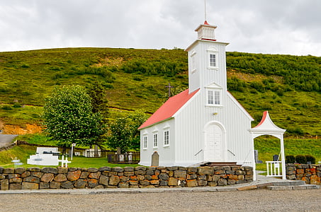 Islande, Chapelle, montagne la plus, Église, architecture, histoire