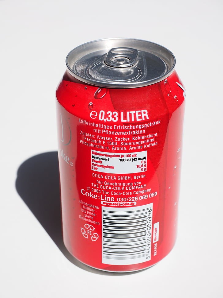 boksen, Cola dose, Cola, drikke, merke, erfrischungsgetränk, Coca-Cola