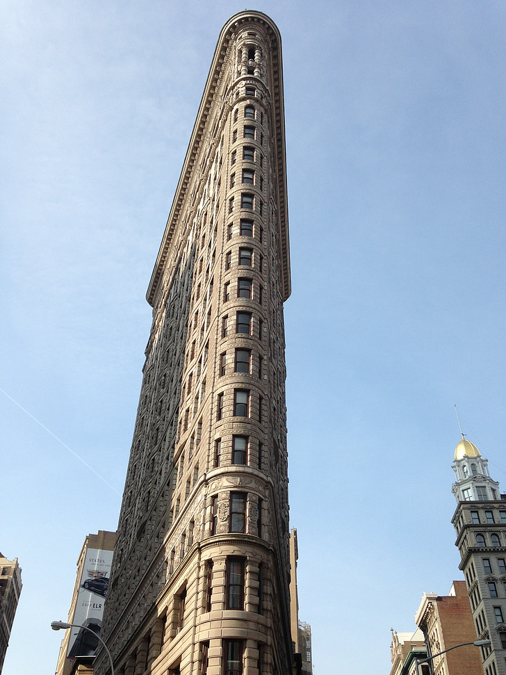 New york, hoone, Manhattan, pilvelõhkuja, kitsas pilvelõhkuja