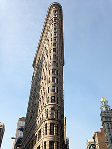 New york, Gebäude, Manhattan, Wolkenkratzer, schmale Wolkenkratzer