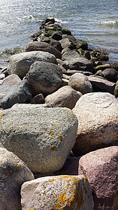 pedras, rocha, mar, Rock - objeto, seixo, natureza, pedra - objeto