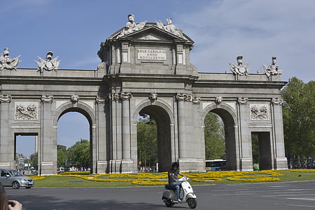 utazás, Puerta de alcalá, Spanyolország