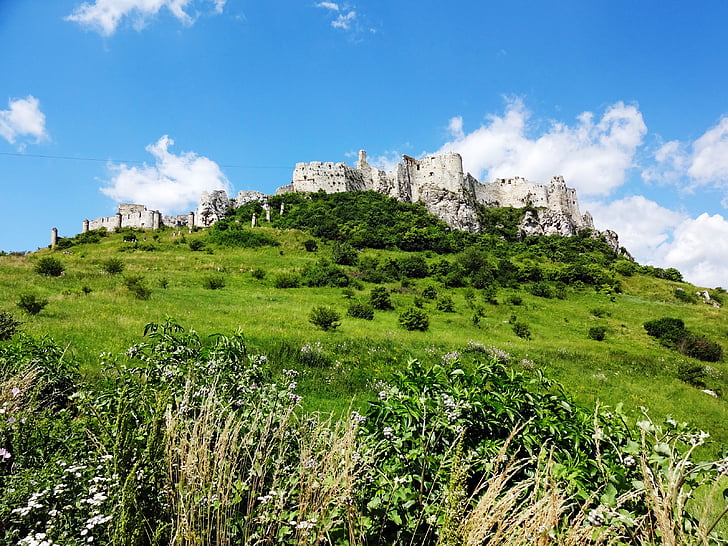 spoofingangrep castle, Slovakia, UNESCO, monument, ruiner, historie, vegger
