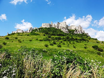 Castelul spis, Slovacia, UNESCO, Monumentul, ruinele, istorie, pereţi