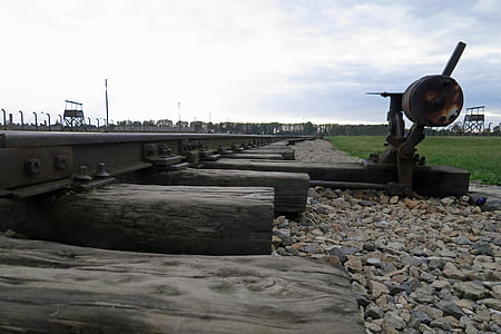 Auschwitz, Polen, krig, Camp, spor, toget, Memorial