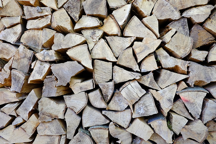 Holz, Brennholz, Holzstapel, abgesägt, Log, Hintergrund