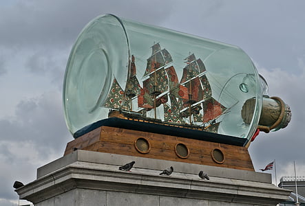 buddelschiff, μπουκάλι, πλοίο, τέχνη, γυάλινη φιάλη, Ευρώπη