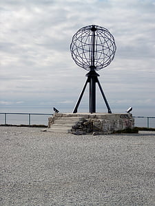 Nordkapp, Норвегія, Глобус, мистецтво