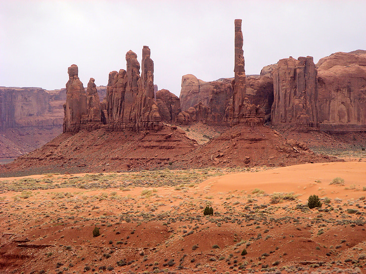 Monument valley, formacje skalne, skały, Colorado, Stany Zjednoczone Ameryki, Stany Zjednoczone, Ameryka