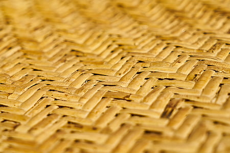 wicker, straw, texture, background, yellow, pattern, horizontal