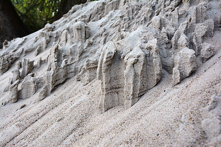 nisip, dunele de nisip, natura, sculpturi de nisip, eroziunea