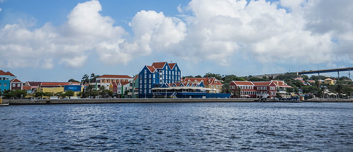 Curaçao, ville, architecture, ville, Antilles, Willemstad, Caraïbes