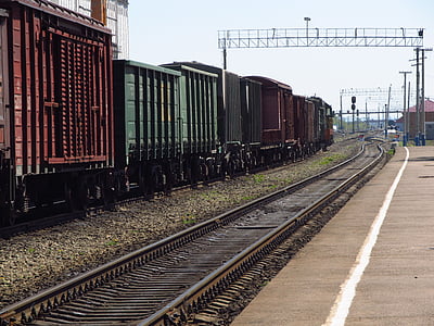 järnväg, bilar, tåg, tovarnik