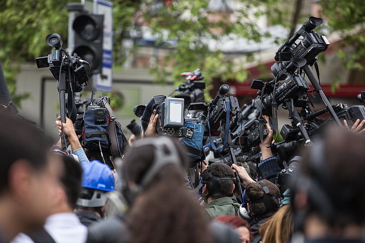 press, camera, the crowd, journalist, news, wonder, live broadcast