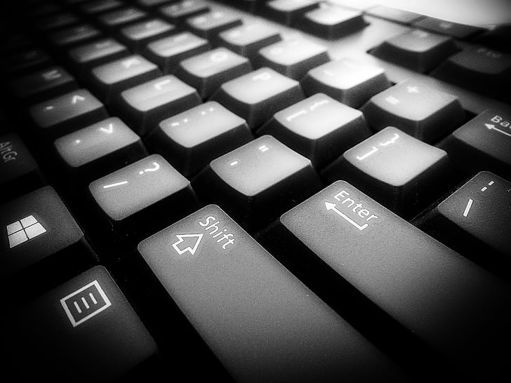 Sisestage, klaviatuuri, arvuti, võtmed, tehnoloogia, Internet, äri