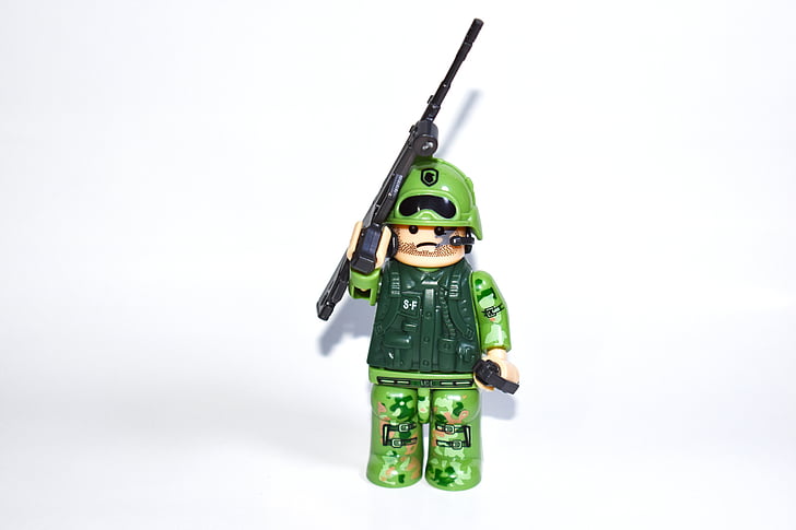 lego, soldier, military