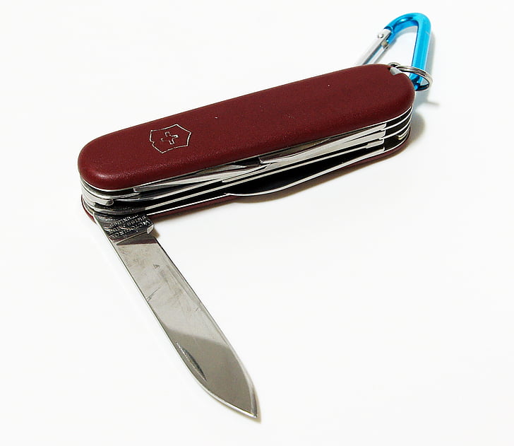 MacGyver nuga, telkimine, kaasaskantav nuga, universaalsed tööriistad, Šveitsi nuga, Victorinox