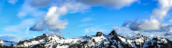 Kälte, Landschaft, Bergspitze, Berge, Natur, im freien, Panorama