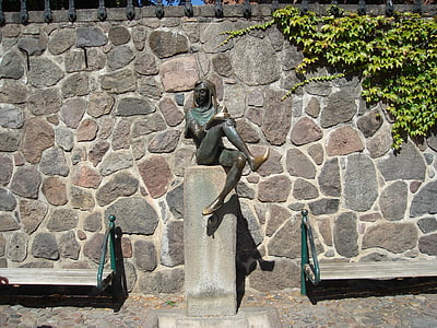 μέχρι eulenspiegel, Mölln, γελωτοποιός δικαστήριο, Eulenspiegel, σχήμα, Μνημείο, άγαλμα