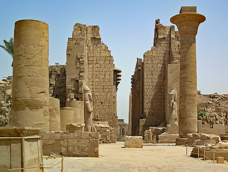 Karnako šventykla, Egiptas, šventykla, senovėje, weltwunder, pasaulio paveldas, pasaulio paveldo sąrašą