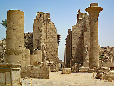 Karnak, Mesir, Candi, zaman kuno, weltwunder, warisan dunia, situs warisan dunia