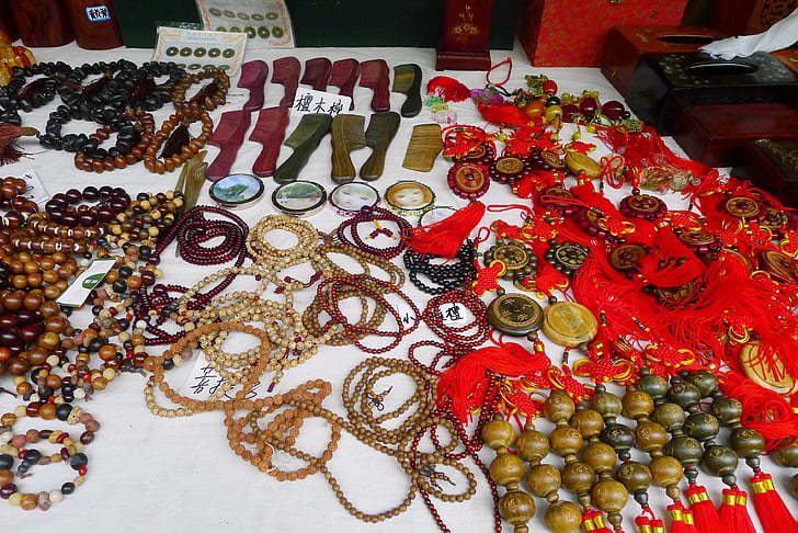 smycken, Guangxi, buddhistiskt radband, Chang