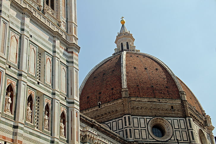 Katedrala, Firenca, Italija, Crkva, Katedrala, kupola, arhitektura