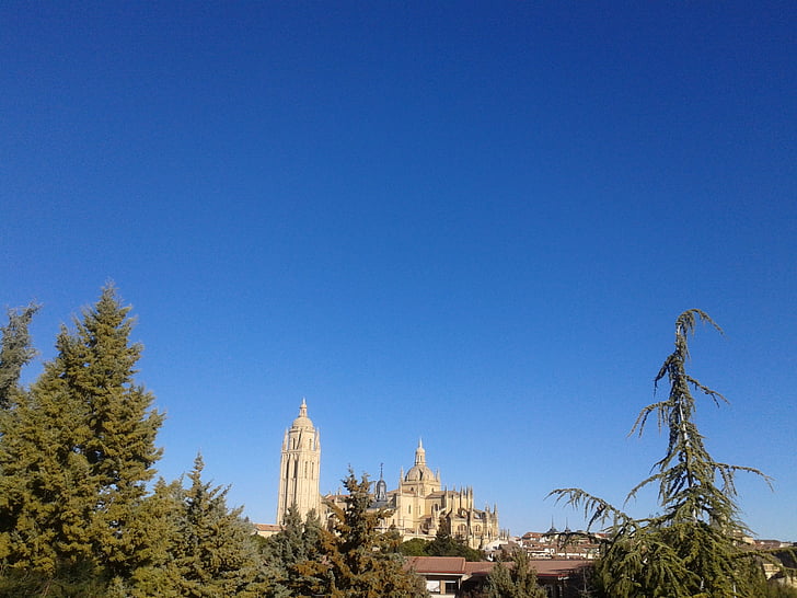 segovia, city, monument, cathedral