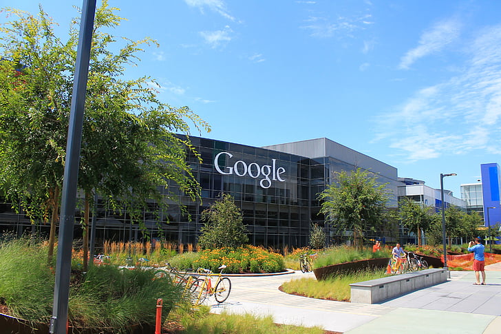 Google, Plex, California, logo-ul, birou