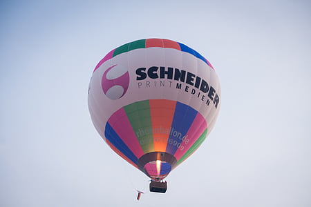 luftballong, Aviation, varm luftballong ride, reklam, fluga
