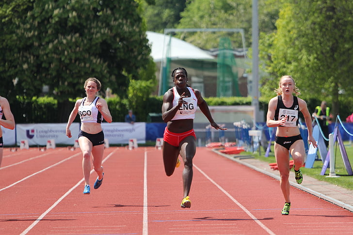 Anyika onuora, 100 meter, kvinnor, kör, efterbehandling, första, Race