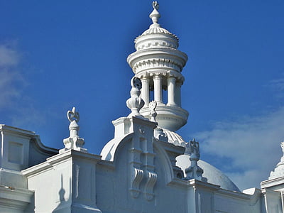 Nhà thờ Hồi giáo, Xri Lan-ca, tòa nhà, kiến trúc, trắng, mái nhà, Trang trí