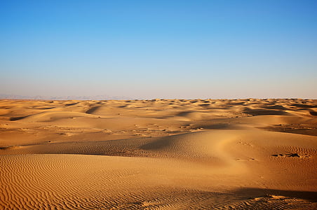 desert, dunes, nature, sand, sky