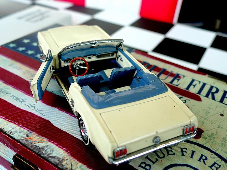 oldtimer, model, auto, toys, model car, ford, sheet metal car