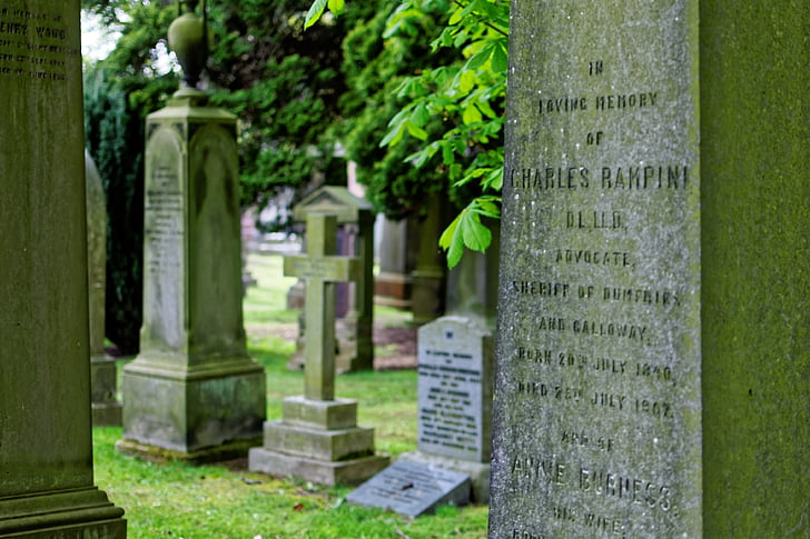 van de decaan, Tuin, begraafplaats, Edinburgh, Schotland, Verenigd Koninkrijk, mystiek
