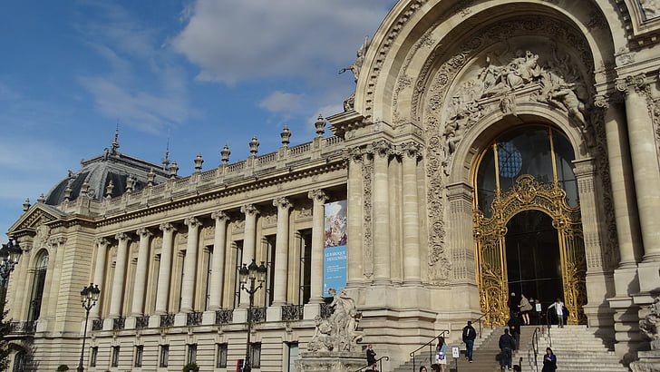 Paris, Petit palais, deviņpadsmitā gadsimta, arhitektūra, slavena vieta, Eiropa, fasāde