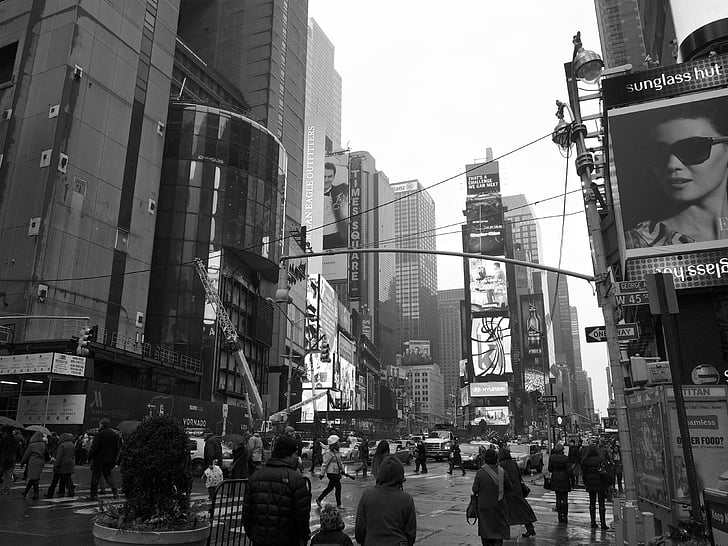 New york, Times square, Manhattan, urbain, New york city, é.-u., NYC