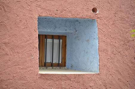 παράθυρο, άτομα, χρώμα, αρχιτεκτονική, πρόσοψη, πέτρα, κατασκευή
