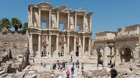 ephesos, Efesos, Tyrkiet, ruinerne