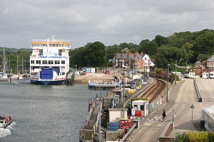 ferry, Mar del norte, terminal de ferry, Inglaterra, de la nave, agua, servicios regulares