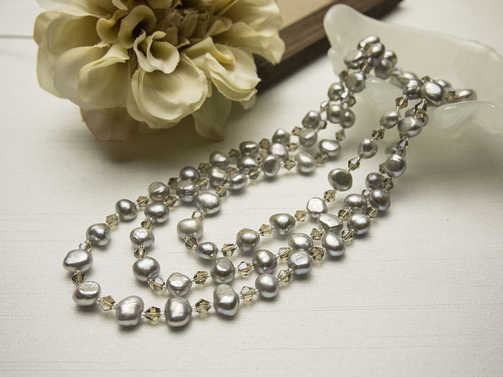 sötvatten pärla, halsband, tillbehör, smycken, lyx, Pearl smycken, rikedom