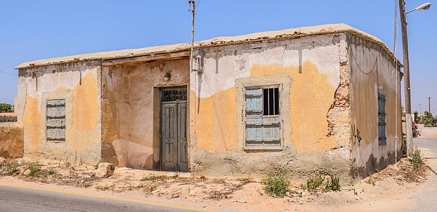 old house, abandoned, aged, weathered, architecture, traditional, street