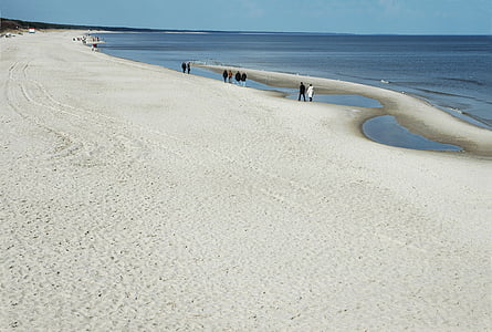 Usedom, Mar Báltico, praia, humor, areia, mar, natureza