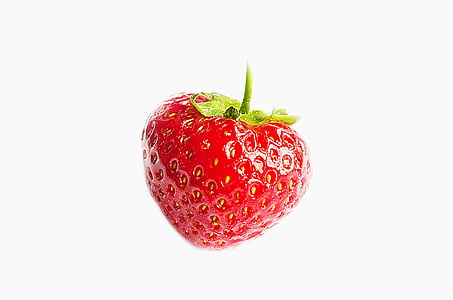 hermosa, Berry, Close-up, delicioso, postre, alimentos, fresco