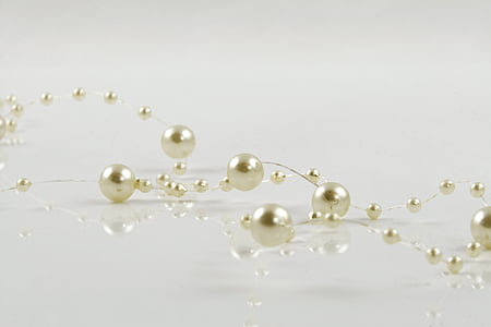 Perline, Deco, decorazione, perle artificiali, plastica, gioielli, decorazioni per la tavola