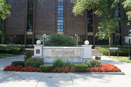 university, college, cortland, new york, campus, education, fraternity