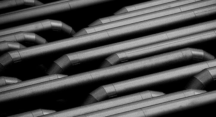industry, pipe, system, steel, shading, pipe - tube, full frame