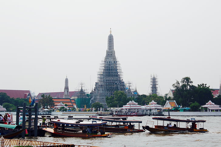 Pagoda, Thaiföld, buddhizmus, templom, Ázsia, történelmileg, Bangkok