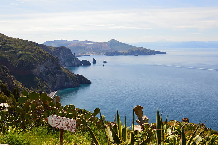 Lipari, Sicília, Mar, natura, Costa, l'aigua, sol
