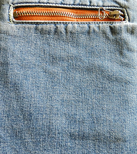 sarja de Nimes, calças de brim, tecido, zíper, azul, vestuário, textura